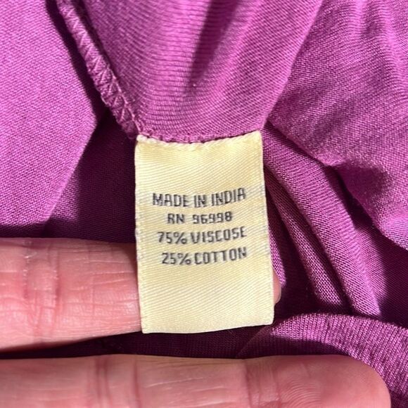 Exclusively for Signals Women's Long Sleeve Blouse Top Mini Dress Lace Pink 3X - Picture 10 of 11